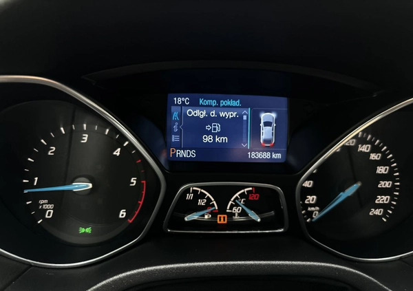 Ford Focus cena 31900 przebieg: 178400, rok produkcji 2014 z Szczecin małe 529